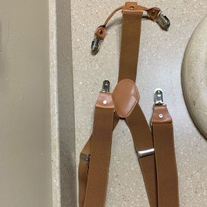 Caramel Brown Suspenders